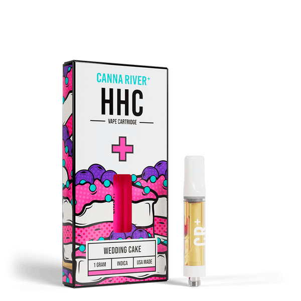 HHC Cartridge Vape Canna River HHC Wedding Cake 1 Gram / 1 Unit