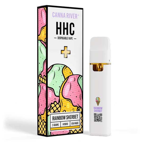 HHC Disposable Vape Canna River HHC Rainbow Sherbet 2 Grams / 1 Unit